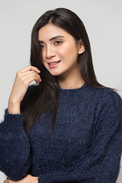 BLUE SWEATER
